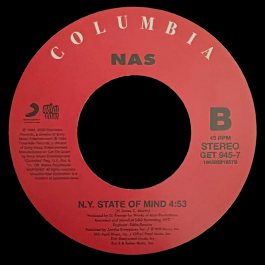 Nas - Life’s a Bitch feat AZ / The World Is Yours