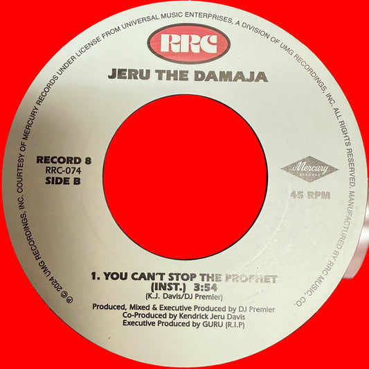Jeru The Damaja – D. Original (Instr) / You Can't Stop The Prophet (Instr)