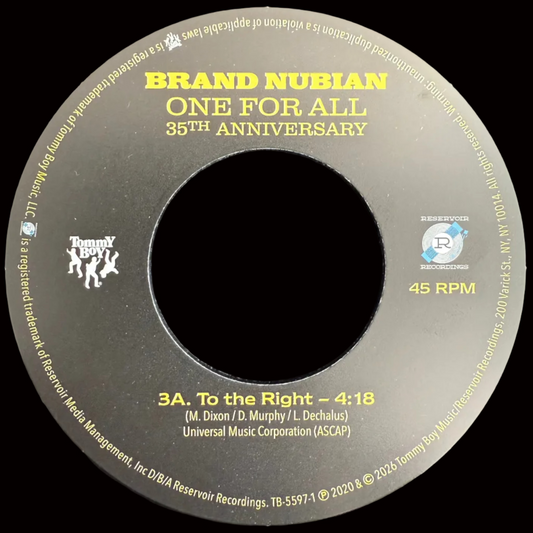 Brand Nubian – To The Right / Dance To My Ministry