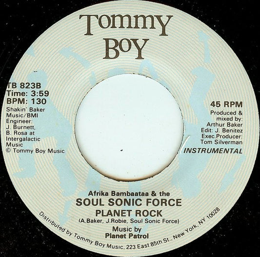 Afrika Bambaataa & The Soulsonic Force – Planet Rock (VG+)