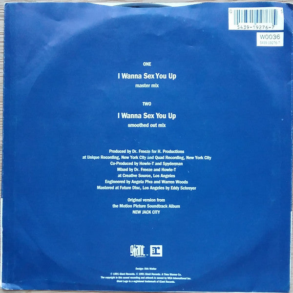 Color Me Badd - I Wanna Sex You Up (VG+) (IMPORT)