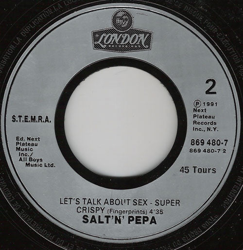 Salt-N-Pepa – Let's Talk About Sex (IMPORT) (VG+)