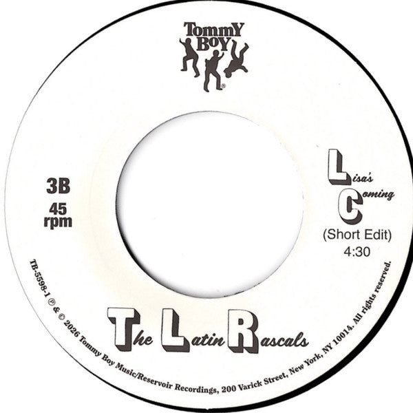 The Jonzun Crew – Pack Jam (Remix 7" Edit) / The Latin Rascals – Lisa's Coming (Short Edit)