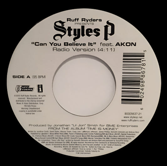 Styles P – Can You Believe It