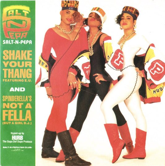 Salt 'N' Pepa – Shake Your Thang (It's Your Thing) / Spinderella's Not A Fella (But A Girl DJ) (IMPORT) (VG+)