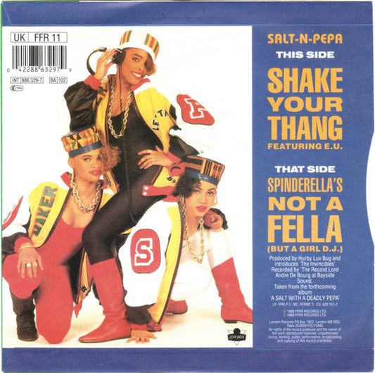 Salt 'N' Pepa – Shake Your Thang (It's Your Thing) / Spinderella's Not A Fella (But A Girl DJ) (IMPORT) (VG+)