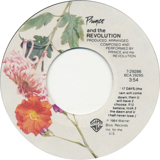 Prince And The Revolution – When Doves Cry / 17 Days (NM)