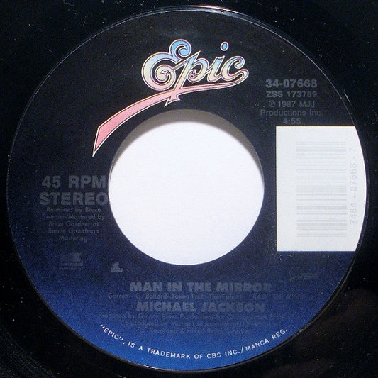 Michael Jackson – Man In The Mirror (VG+)