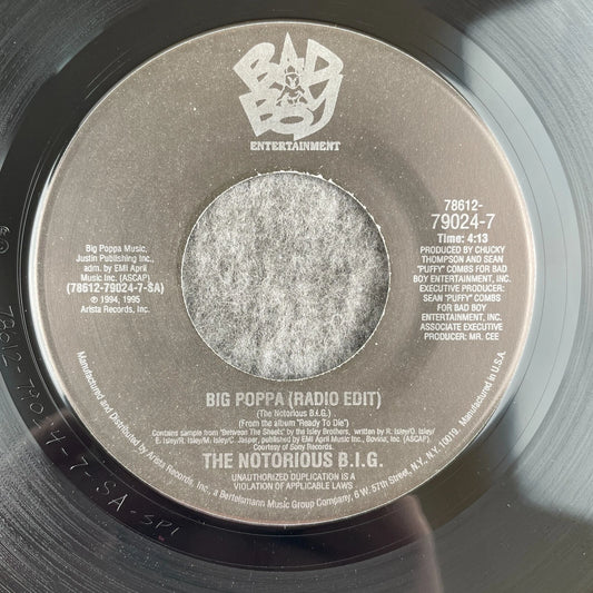 The Notorious B.I.G. – Big Poppa (Radio Edit) / Warning (Radio Edit) (NM)