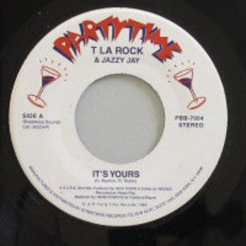 T La Rock & Jazzy Jay / Dimples D. – It's Yours / Sucker D.J.'s (I Will Survive) (NM)