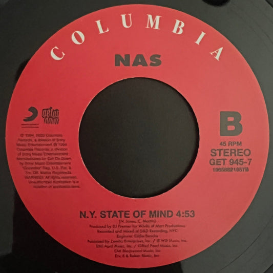 Nas - The Genesis / N.Y. State Of MInd