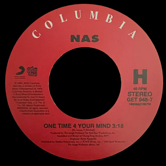 Nas - One Love Feat. Q-Tip / One Time For Your Mind