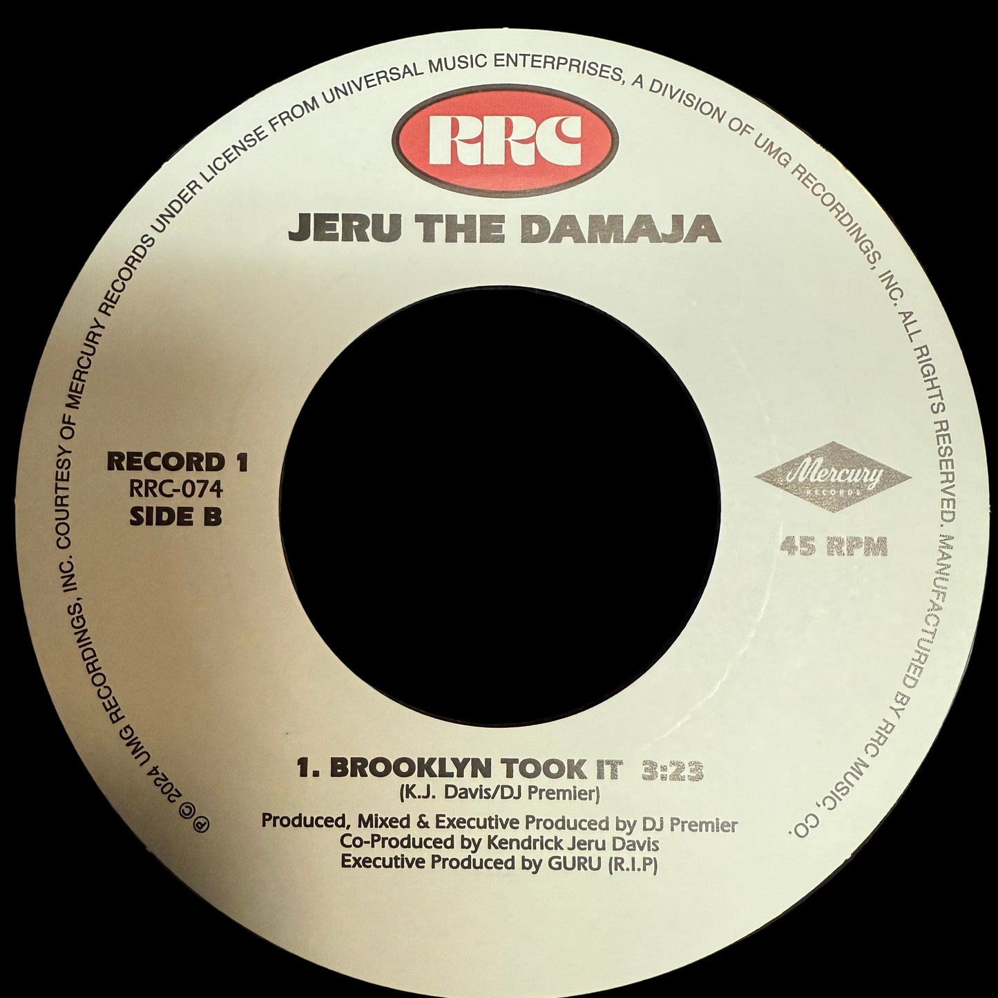 Jeru The Damaja  – Intro / D. Original / Brooklyn Took It