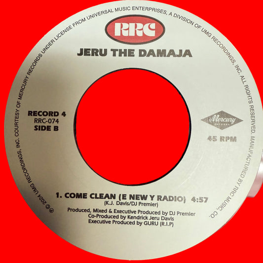 Jeru The Damaja  – My Mind Spray / Come Clean (E New Y Radio)