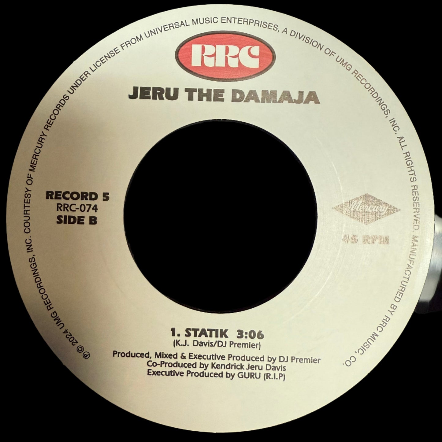Jeru The Damaja  – Jungle Music / Staik