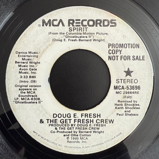 Doug E. Fresh And The Get Fresh Crew – Spirit / Rmx (VG)