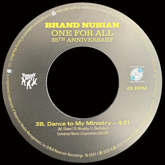 Brand Nubian – To The Right / Dance To My Ministry