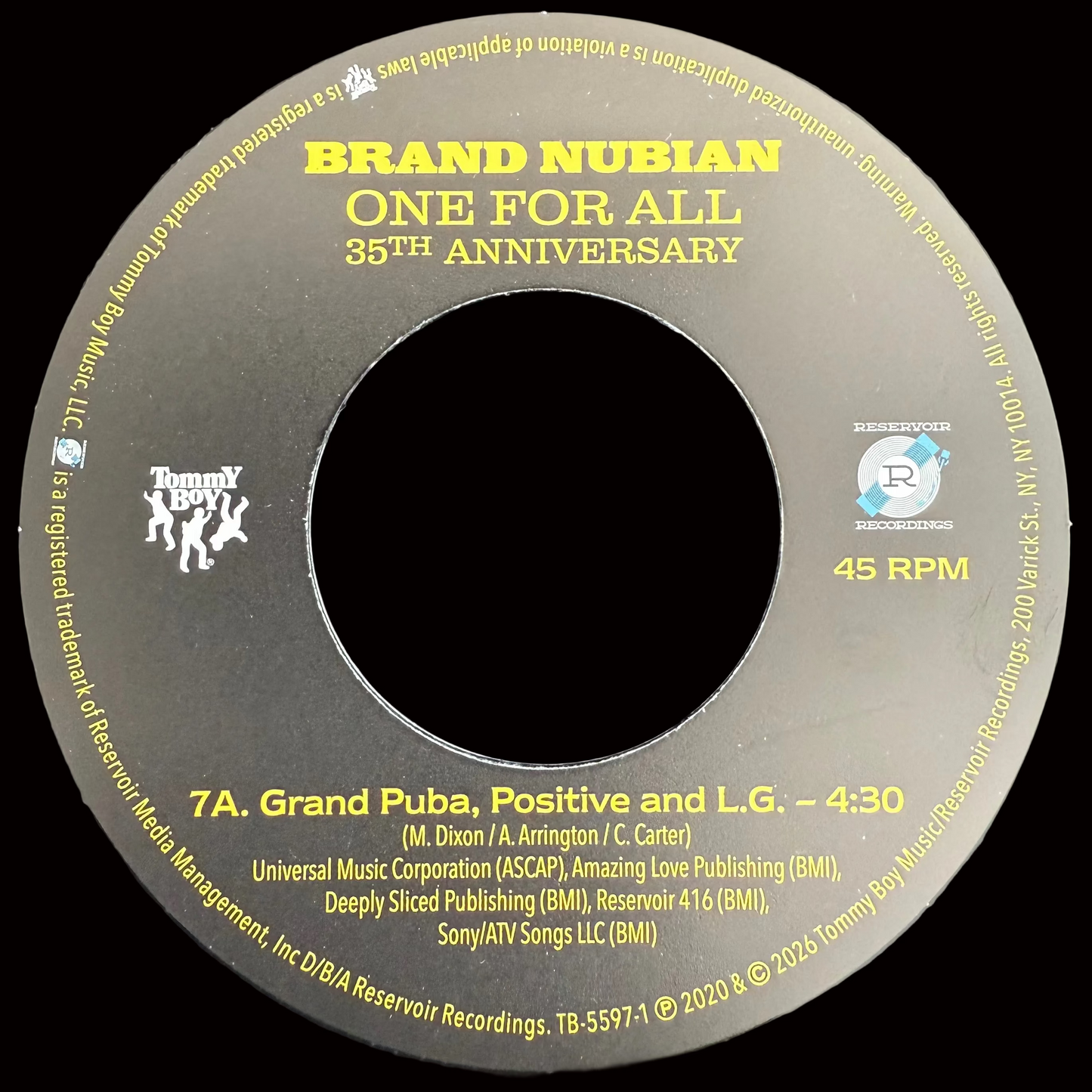 Brand Nubian – Grand Puba, Positive And L.G. / Brand Nubian