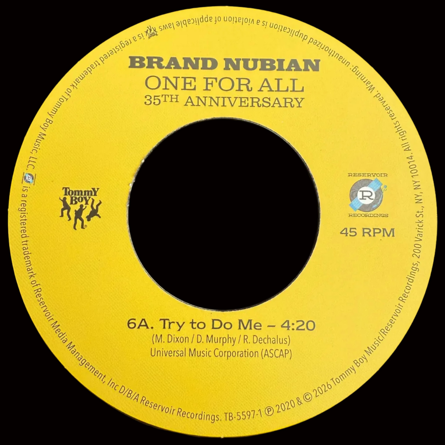 Brand Nubian – Try To Do Me / Who Can Get Busy Like This Man...
