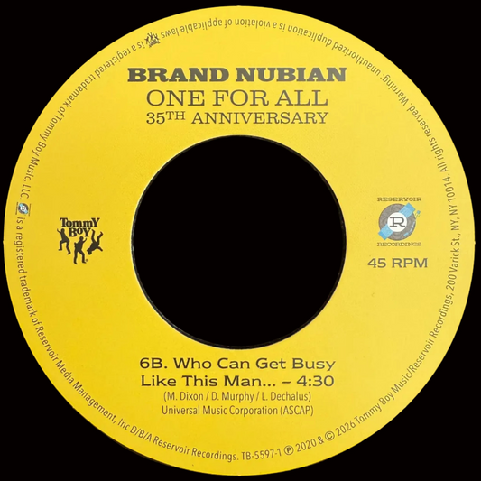 Brand Nubian – Try To Do Me / Who Can Get Busy Like This Man...