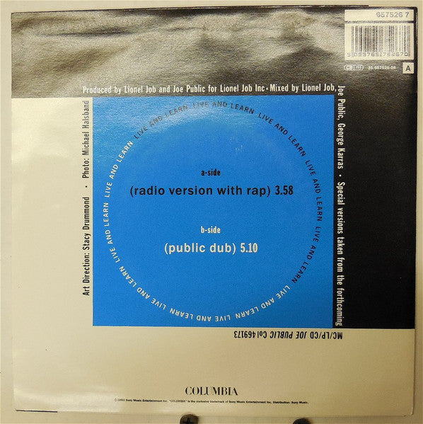 Joe Public – Live And Learn (IMPORT) (VG+)