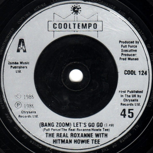 The Real Roxanne With Hitman Howie Tee – (Bang Zoom) Let's Go Go / Howie's Teed Off (VG+)