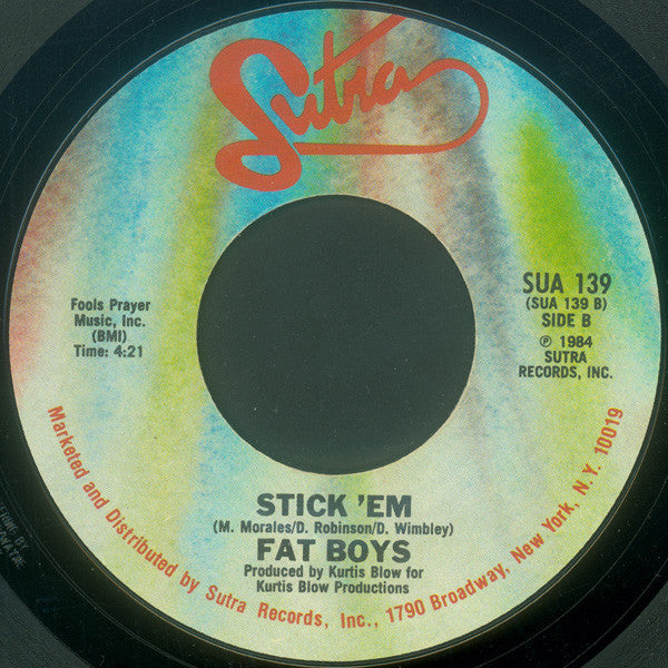 Fat Boys – Can You Feel It  / Stick 'Em (NM)