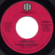 Tyrone Brunson ‎– The Smurf / I Need Love (NM)