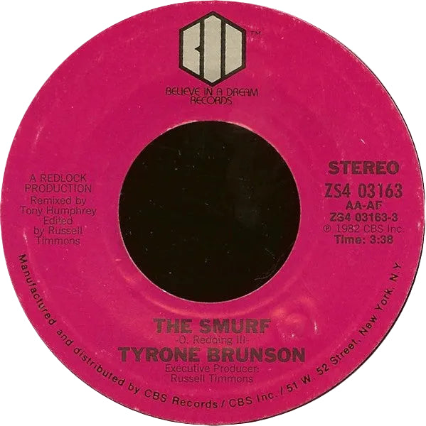 Tyrone Brunson ‎– The Smurf / I Need Love (NM)