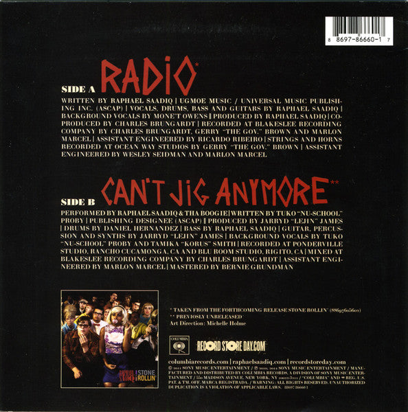 Raphael Saadiq – Radio / Can't Jig Anymore (NM)