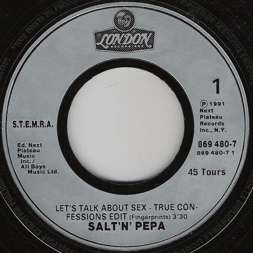 Salt-N-Pepa – Let's Talk About Sex (IMPORT) (VG+)