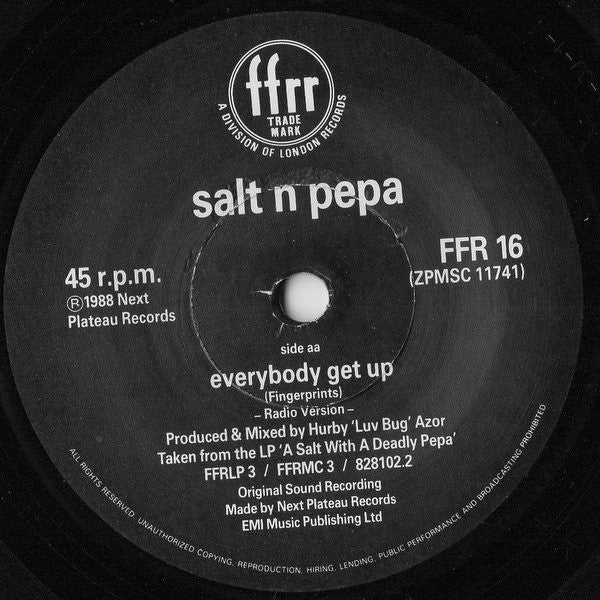 Salt 'N' Pepa – Twist And Shout / Get Up Everybody (IMPORT) (VG+)