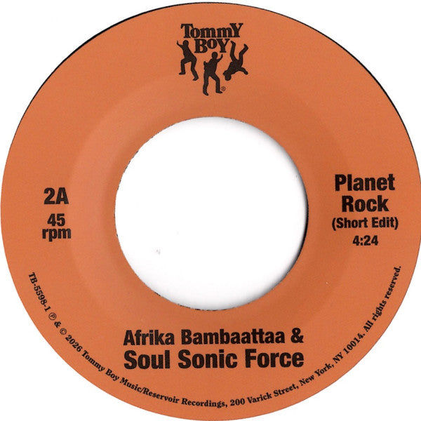 Afrika Bambaataa & Soul Sonic Force – Planet Rock (Short Edit) / Planet Patrol – Play At Your Own Risk (Edit)
