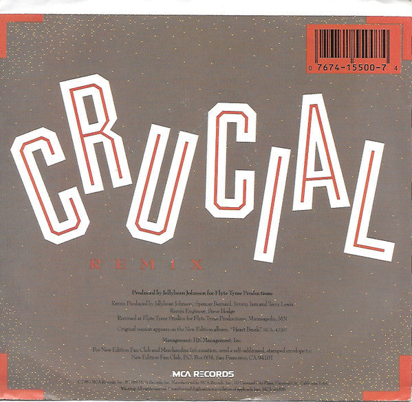 New Edition – Crucial (NM) (IMPORT)