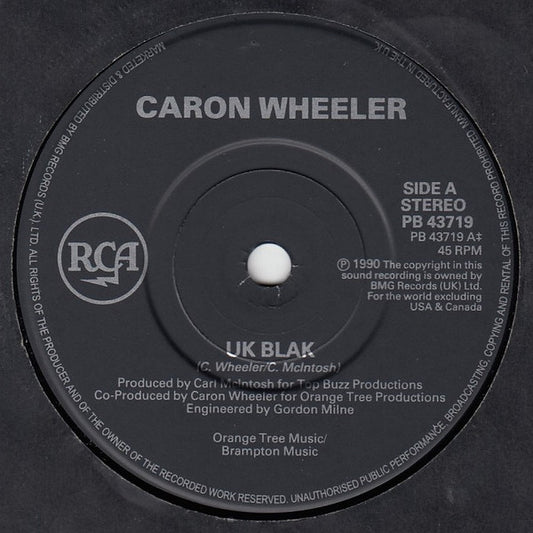 Caron Wheeler – UK Blak / Burn Inside (IMPORT) (VG+)