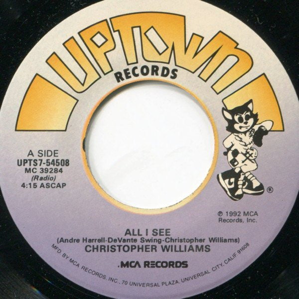 Christopher Williams ‎– All I See (VG+)
