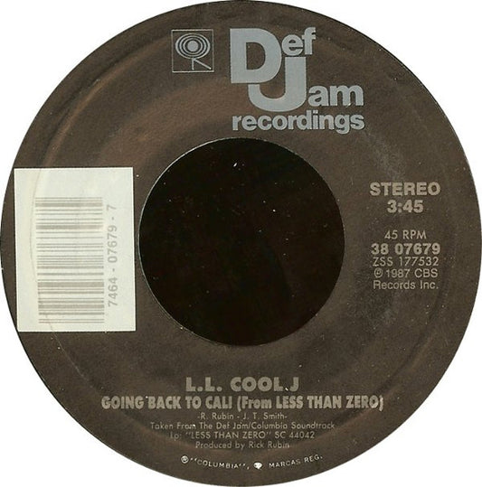 L.L. Cool J – Going Back To Cali / Jack The Ripper (NM)