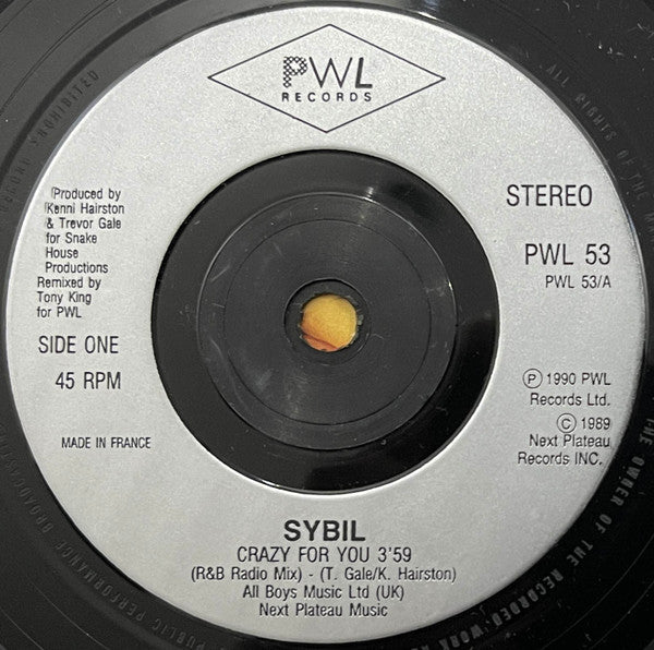 Sybil – Crazy For You (IMPORT) (VG+)