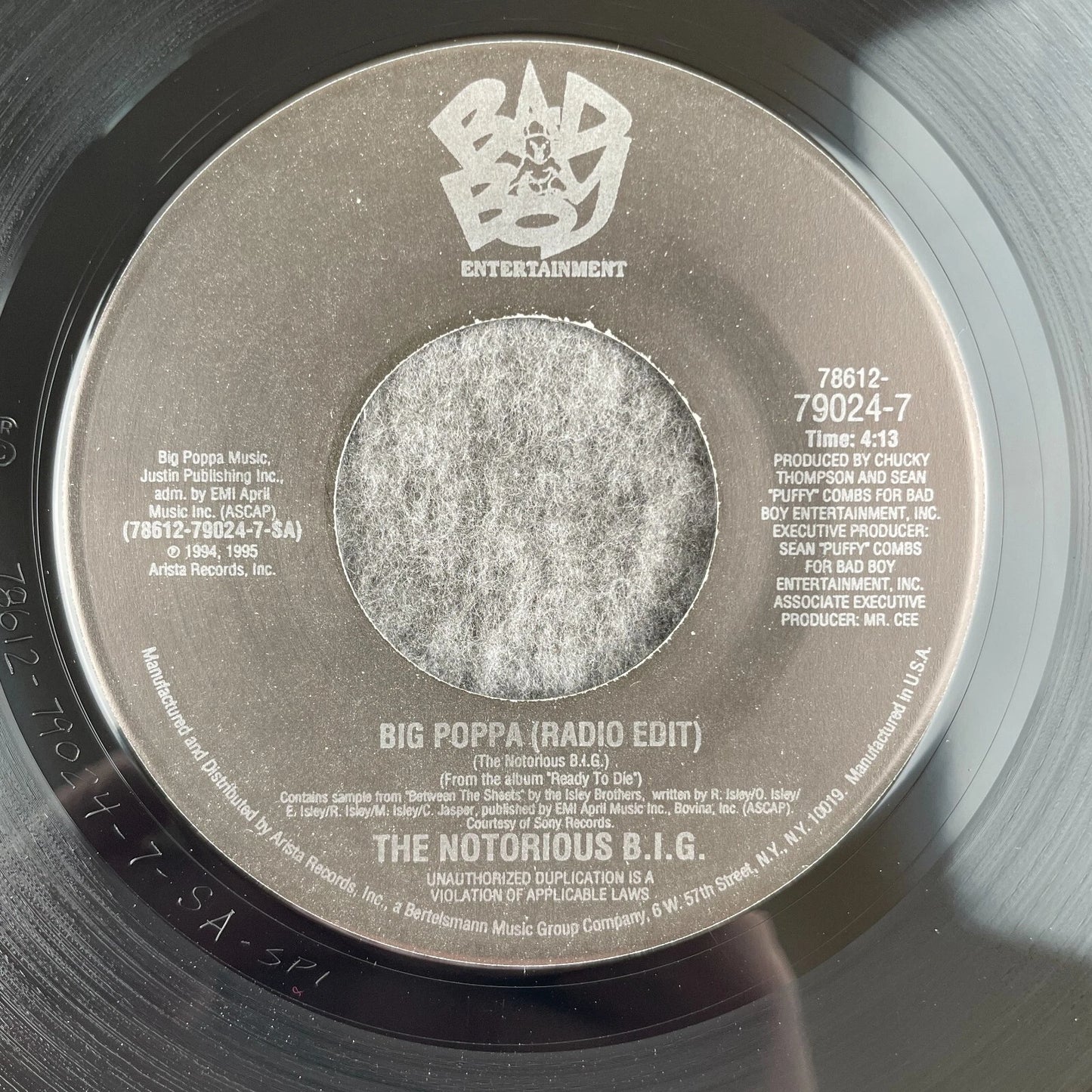 The Notorious B.I.G. – Big Poppa / Warning (NM) (Copy)