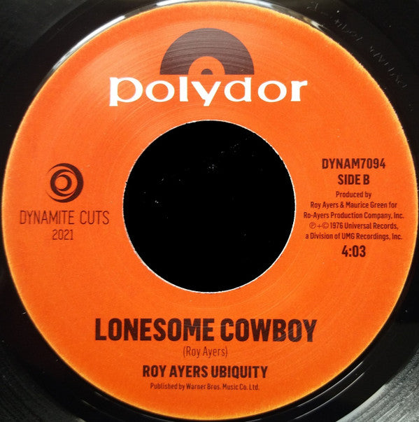 Roy Ayers Ubiquity ‎– Everybody Loves The Sunshine / Lonesome Cowboy (New)